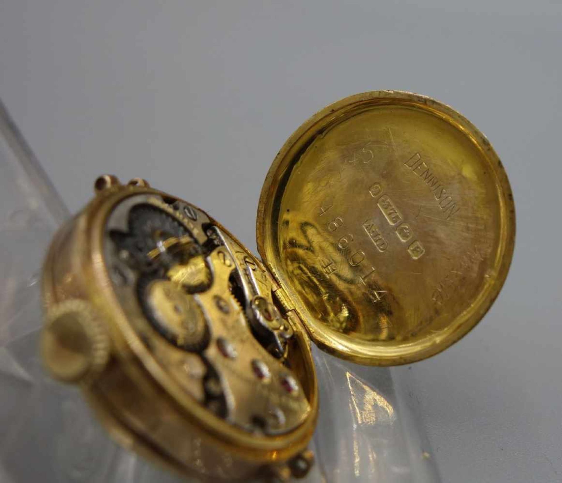 VINTAGE ROLEX DAMEN ARMBANDUHR / lady's wristwatch, Handaufzug. Goldenes Uhrengehäuse ohne - Bild 4 aus 4
