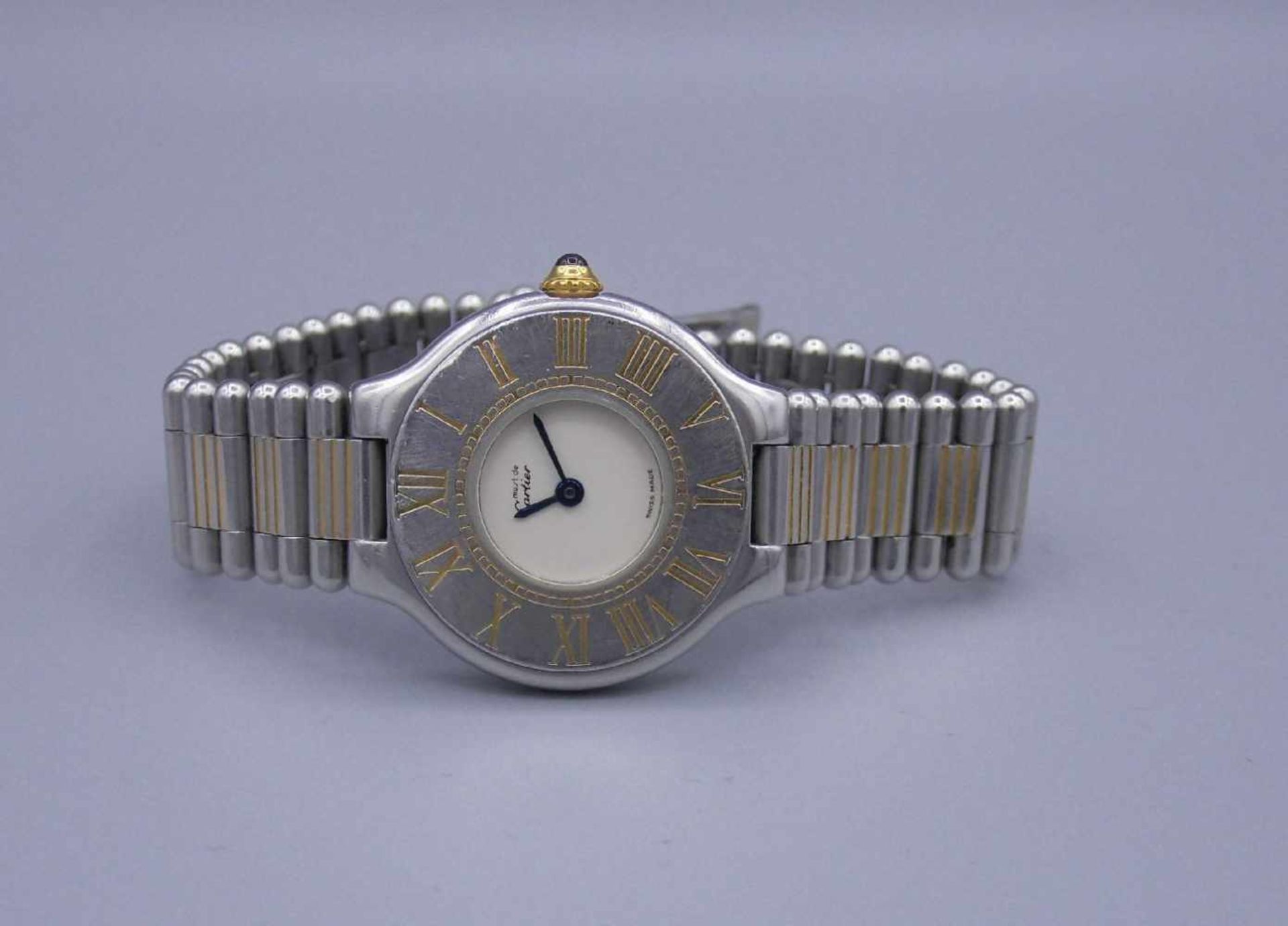 VINTAGE DAMEN ARMBANDUHR / wristwatch, Quartz, Manufaktur "les must de Cartier/ Paris", Modell
