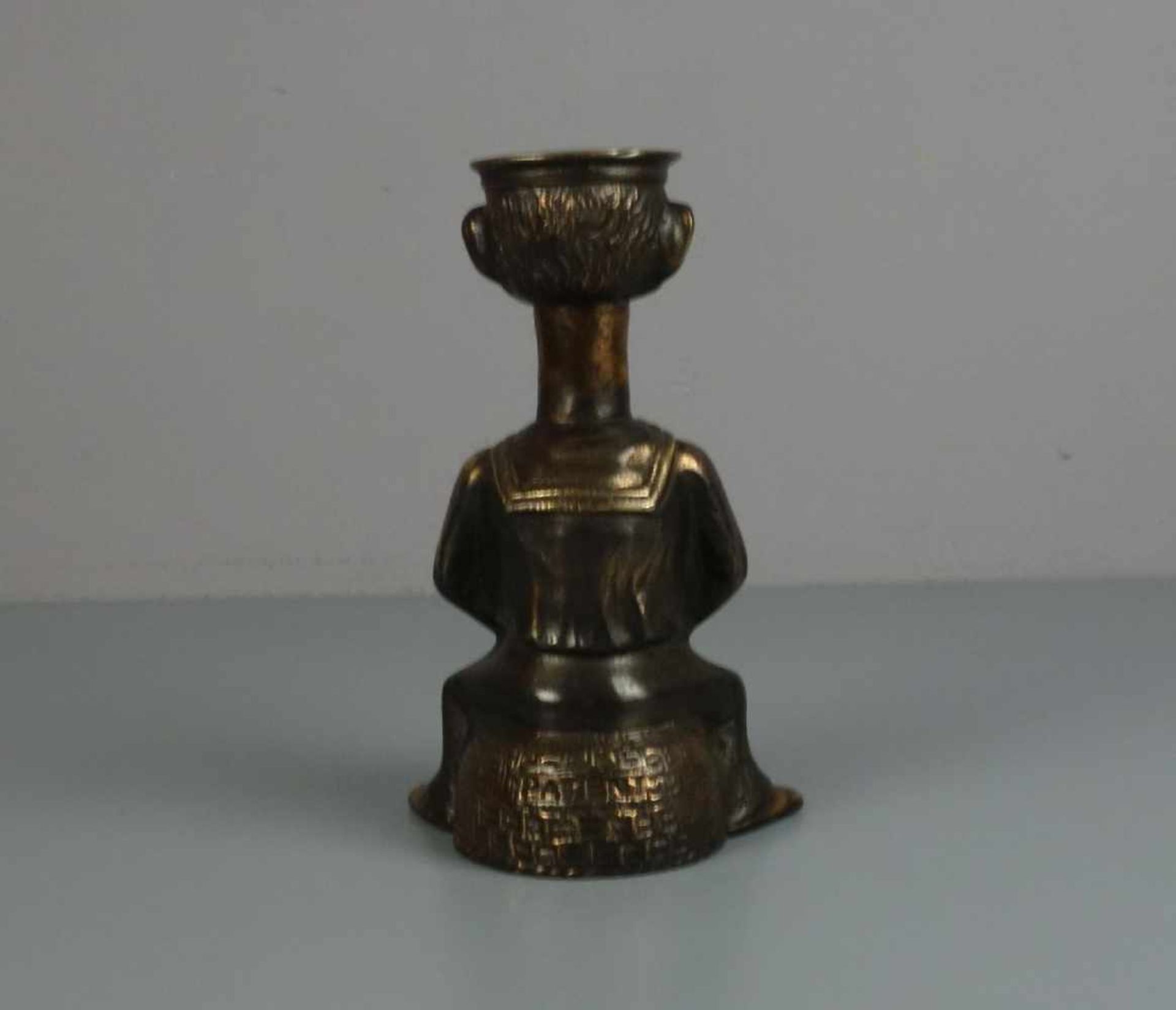 FIGÜRLICHER NUSSKNACKER "Matrose" / nutcracker, Bronze, auf der Banderole der Mütze bezeichnet " - Bild 3 aus 6