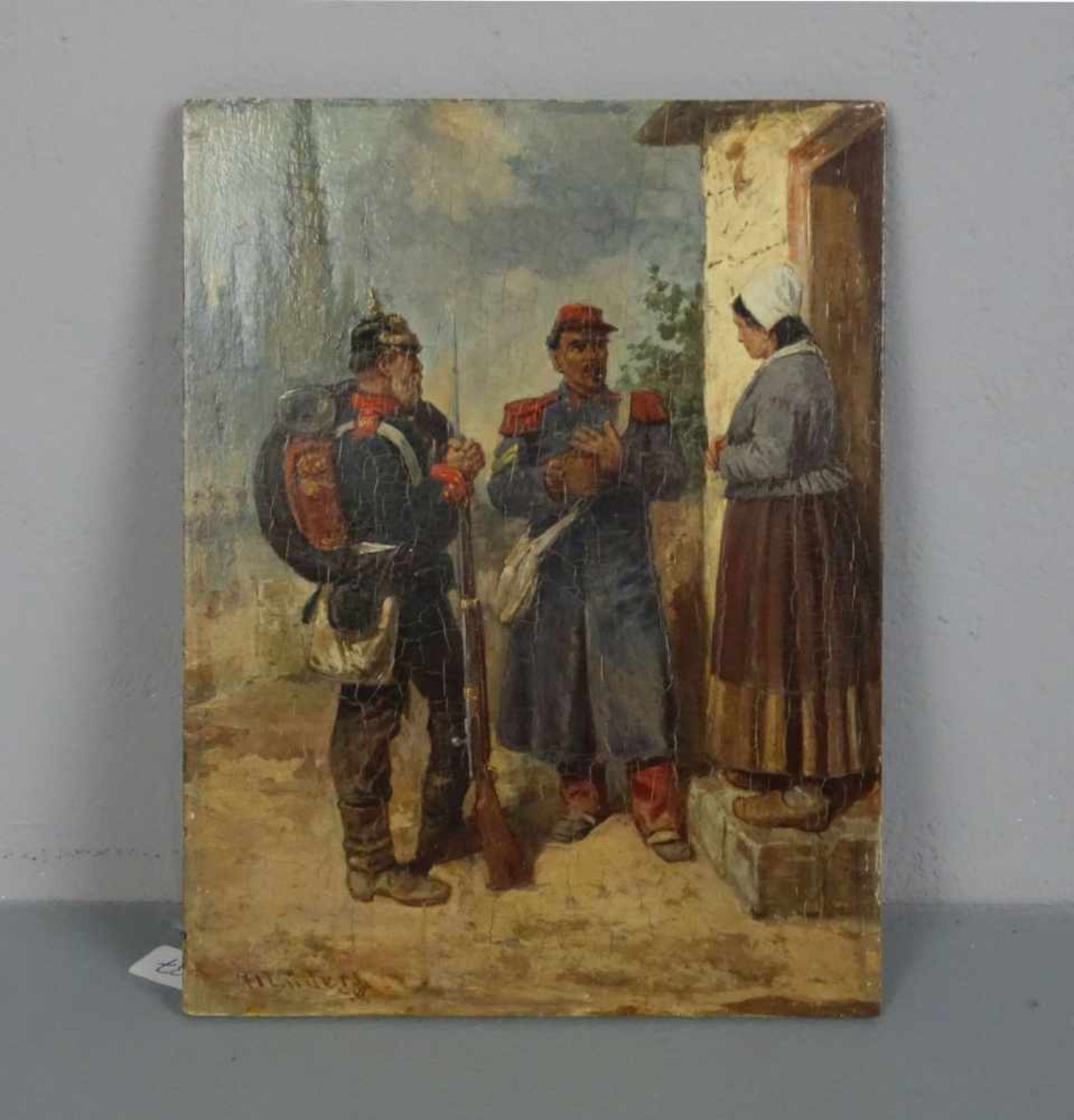 LÜDERS, HERMANN (Osterwieck 1836-1908 Groß-Lichterfelde / Berlin), Gemälde / painting: "