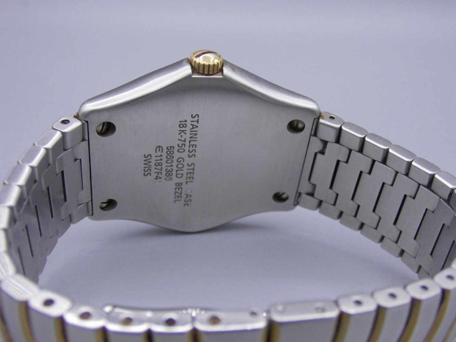 ARMBANDUHR EBEL "WAVE" / wristwatch, Armbanduhr in Stahl/Gold (750er Gold), Schweiz 2006, Quartz, - Image 4 of 7
