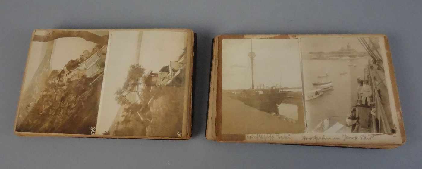 FOTOALBUM AUS DER ZEIT DES BOXERPROTOKOLLS / DES "BOXERAUFSTANDS" U. A. MIT FOTOS DEUTSCHER SOLDATEN - Image 2 of 3