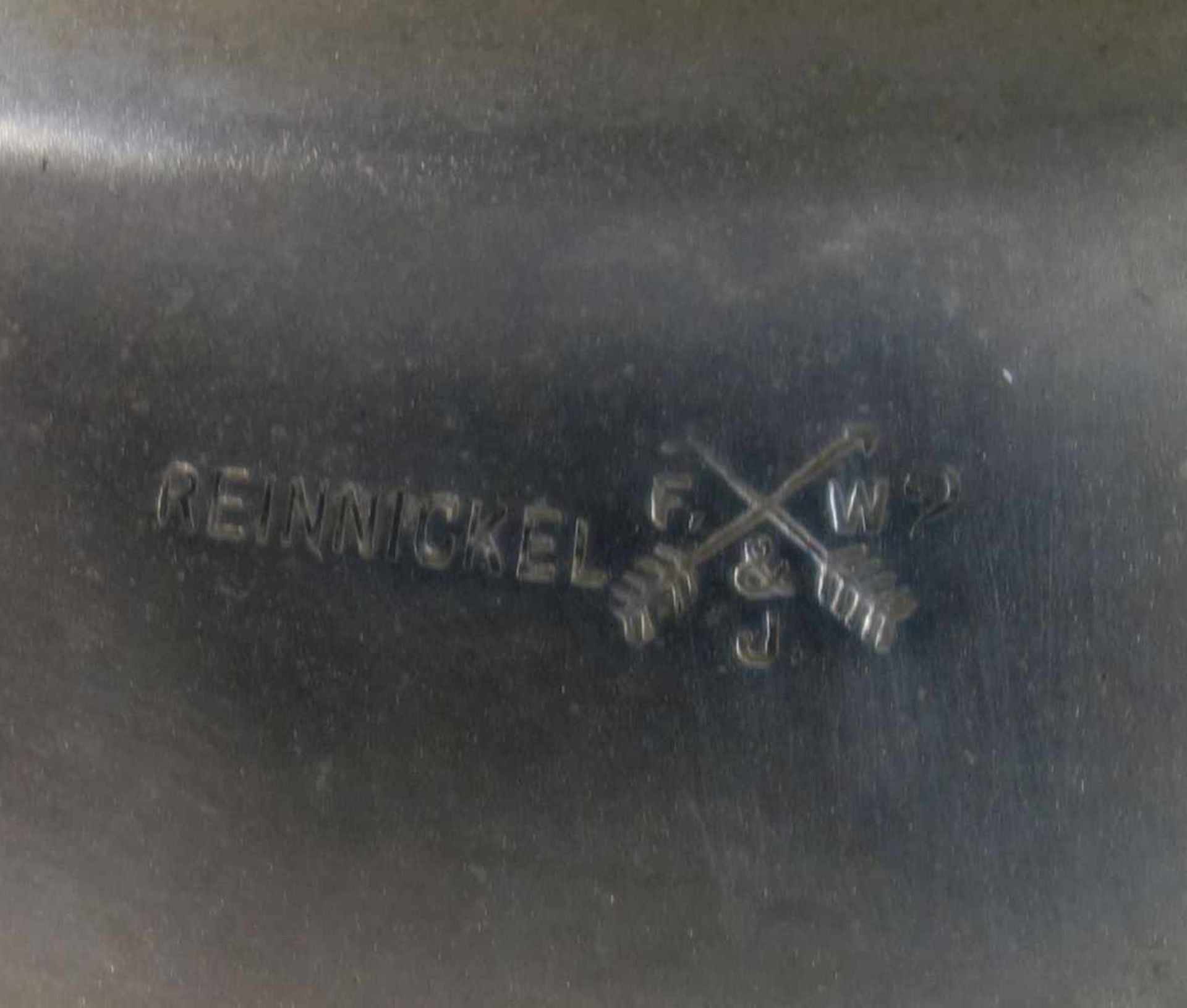 JAGDLICHE WANDSCHALE / bowl, 20. Jh., Nickel, deutsch, Manufaktur Vereinigte Deutsche Nickelwerke - Bild 4 aus 4