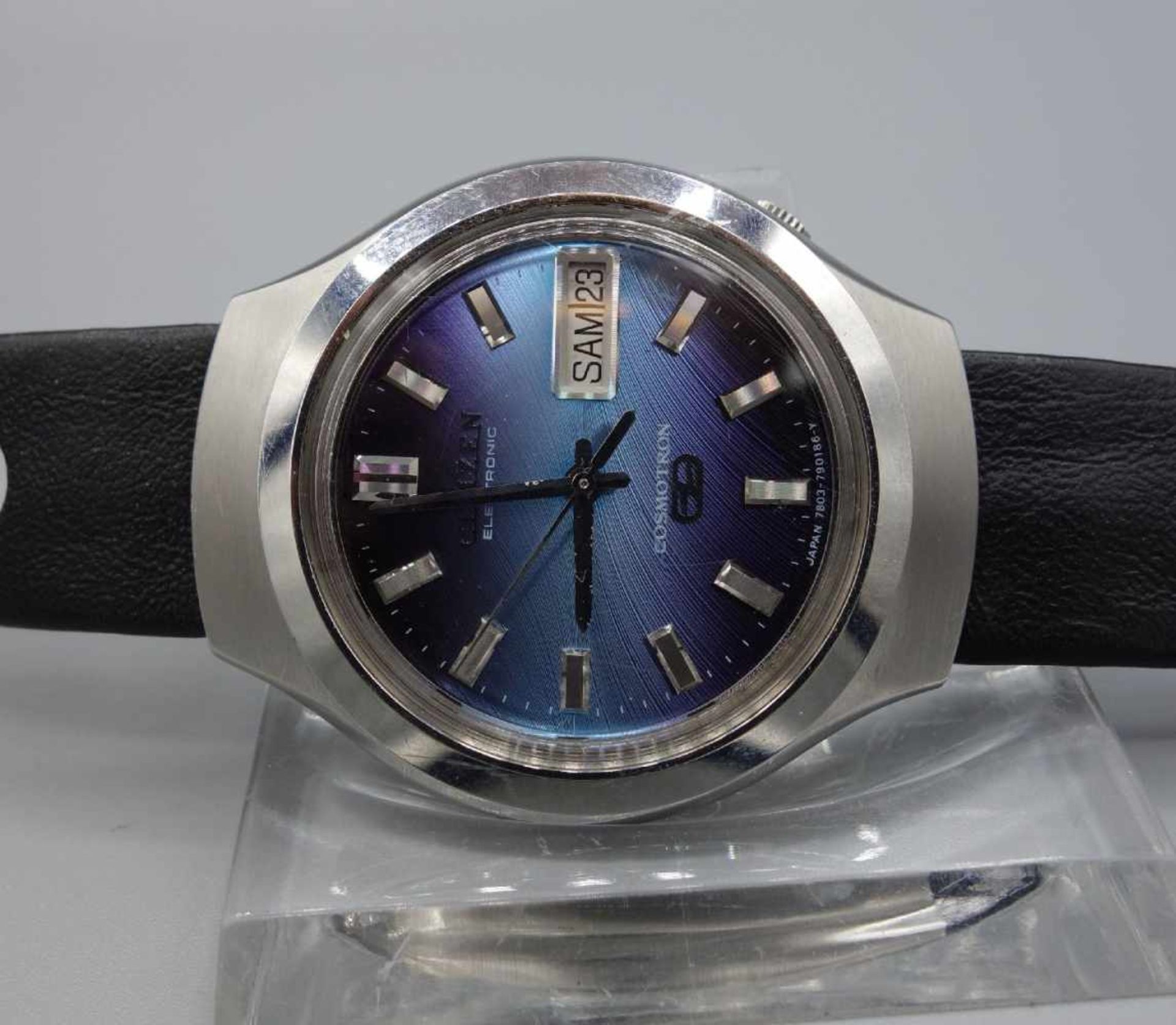 VINTAGE ARMBANDUHR - CITIZEN COSMOTRON / vintage wristwatch, wohl 1970er Jahre, Citizen Watch - Bild 3 aus 6