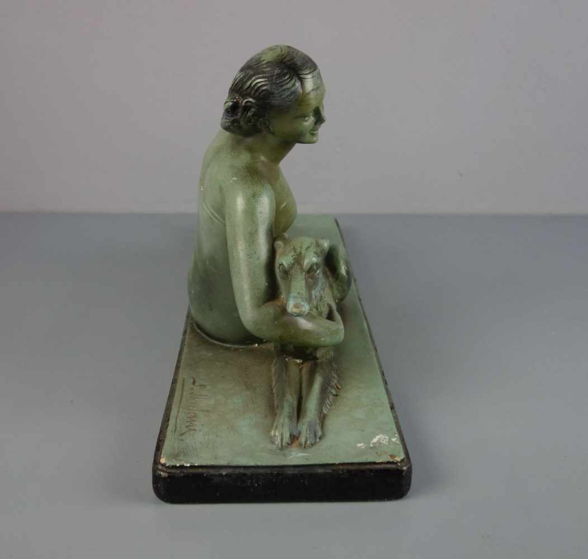MELANI, SALVATORE (1902-1934, italienischer Bildhauer des Art déco), Skulptur / Stucco-Plastik: " - Bild 2 aus 5