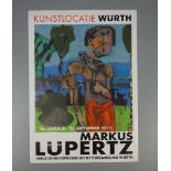 MARKUS LÜPERTZ - PLAKAT: "Kunstlocatie Würth, Markus Lüpertz, Veelzijdige Expressie uit de