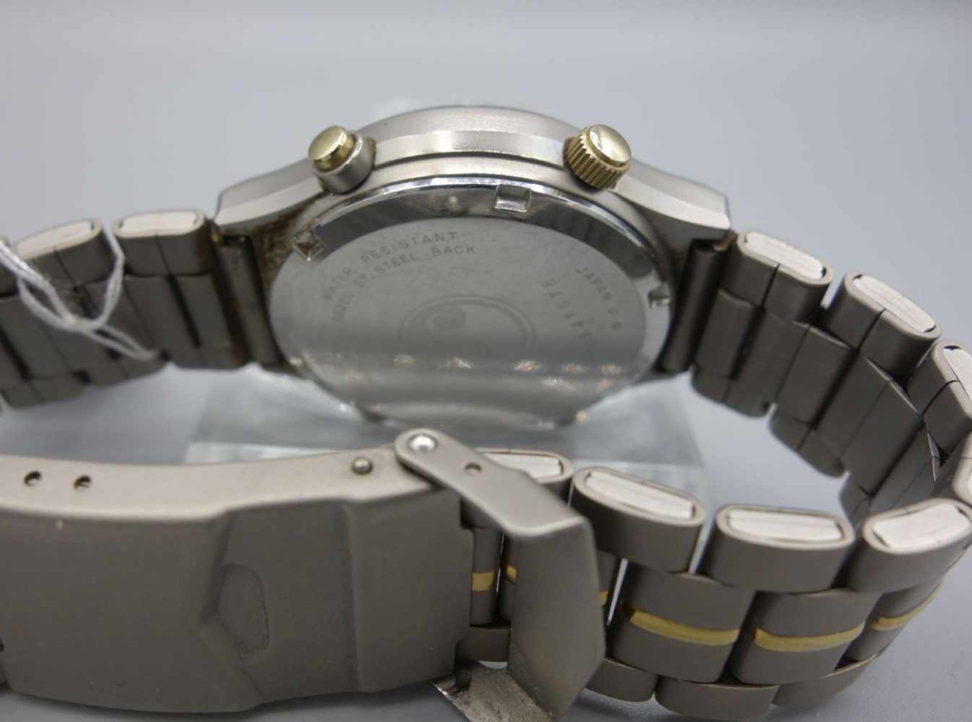 ARMBANDUHR: SEIKO CHRONOGRAPH TITANIUM SPORTS 100 / wristwatch, Japan, Quartz. Stahlgehäuse und - Image 7 of 7