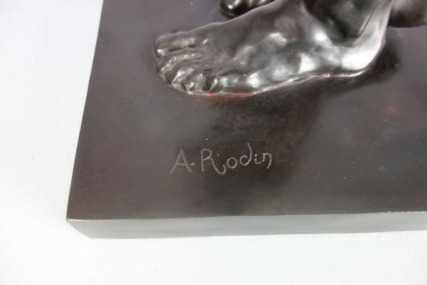 RODIN, AUGUSTE (Paris 1840-1917 Meudon): Skulptur / sculpture: "L´âge d'airain" (Originaltitel) / " - Image 3 of 5