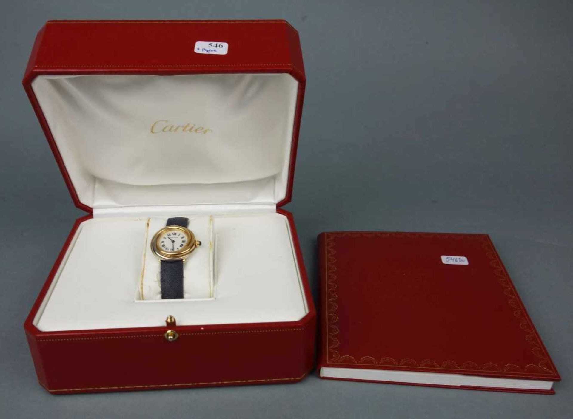 DAMEN ARMBANDUHR - CARTIER TRINITY / ladys wristwatch, Quartz-Uhr, 1998, Manufaktur Cartier / - Bild 2 aus 7