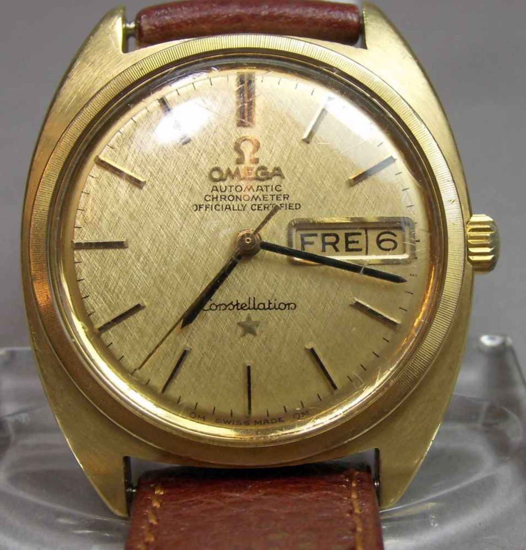 VINTAGE ARMBANDUHR: OMEGA CONSTELLATION / wristwatch, Herstellungsjahr 1968, Automatik-Uhr, - Image 2 of 11