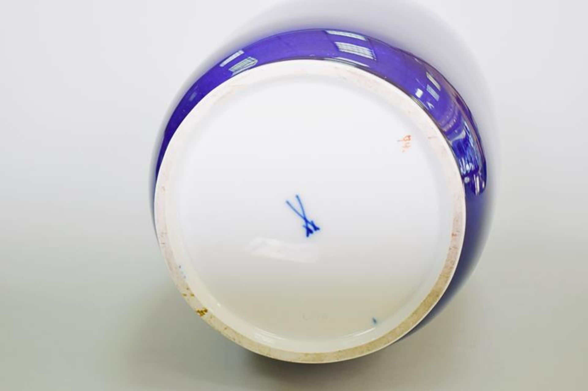 Meissen Porzellan Vase KobaltblauMindestpreis 300Bezeichnung Meissen Porzellan Vase Kobaltblau - Bild 3 aus 3