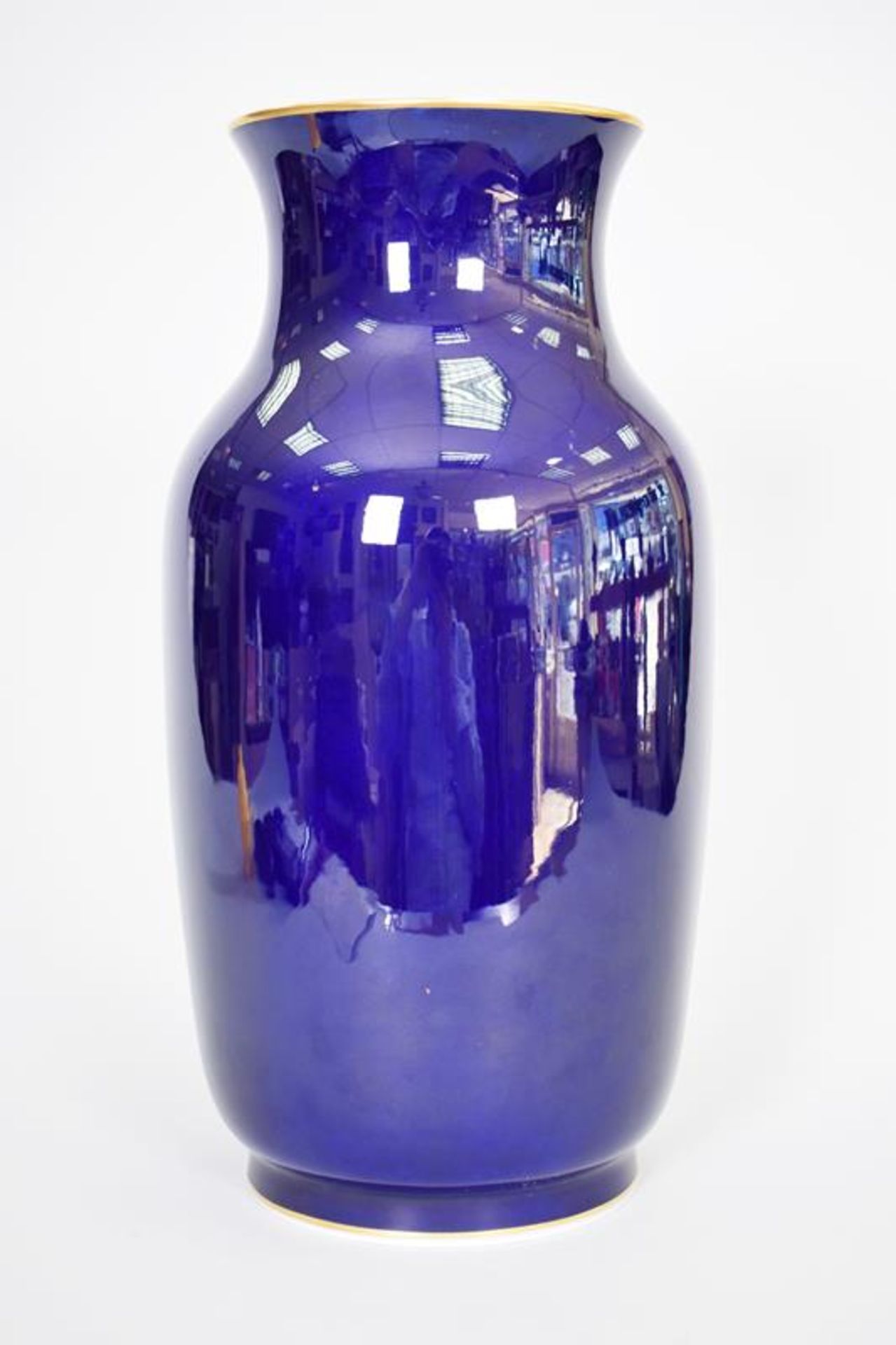 Meissen Porzellan Vase KobaltblauMindestpreis 300Bezeichnung Meissen Porzellan Vase Kobaltblau - Bild 2 aus 3