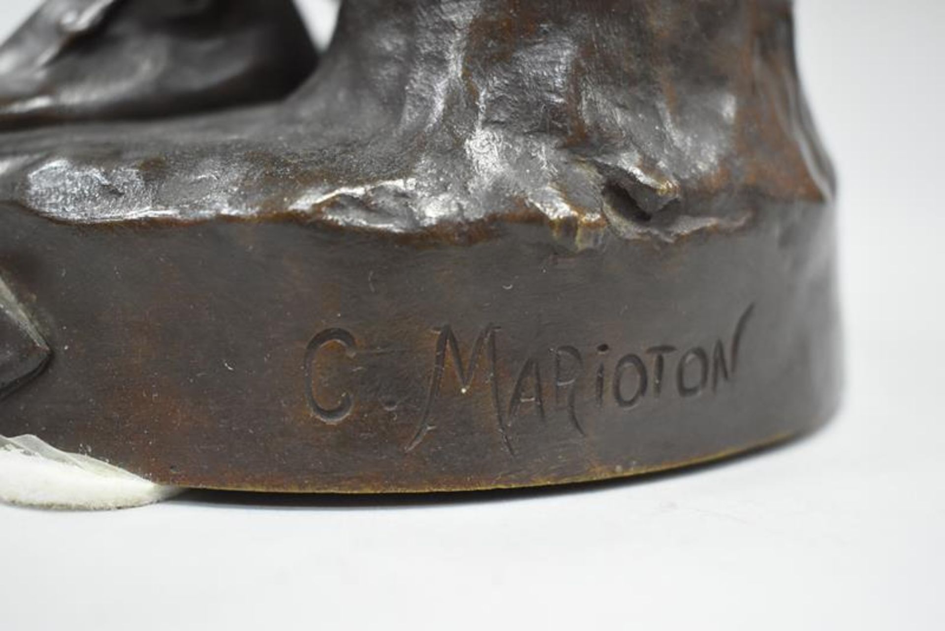 Claudius Marioton (1844-1919) "Le Travail"Mindestpreis 500Bezeichnung Claudius Marioton (1844- - Bild 2 aus 3