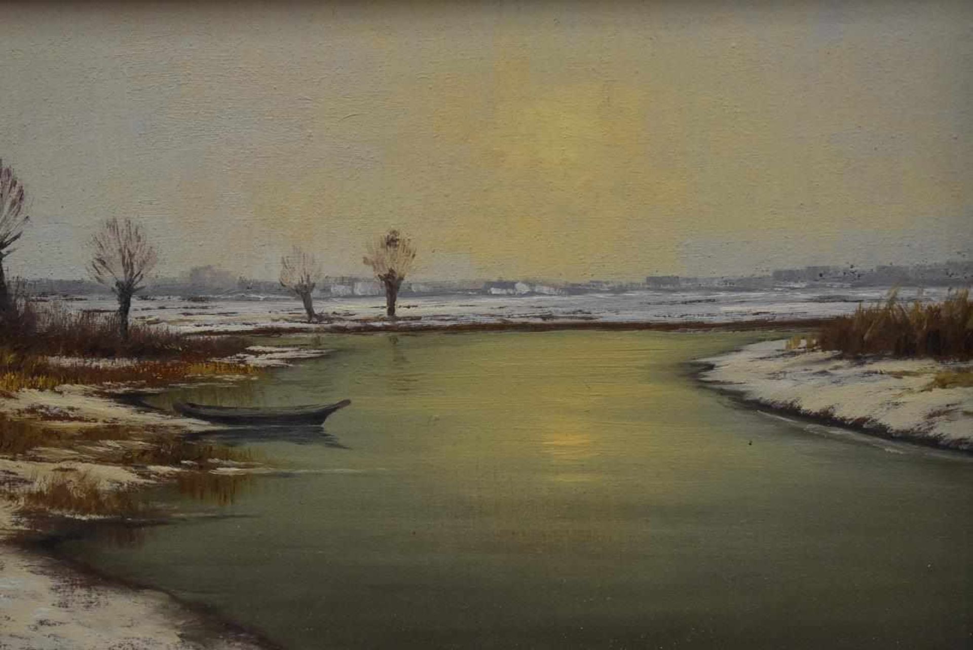 Gernot Rasenberger (geb. 1943) Winterstimmung am Niederrhein- - -19.00 % buyer's premium on the - Bild 2 aus 3