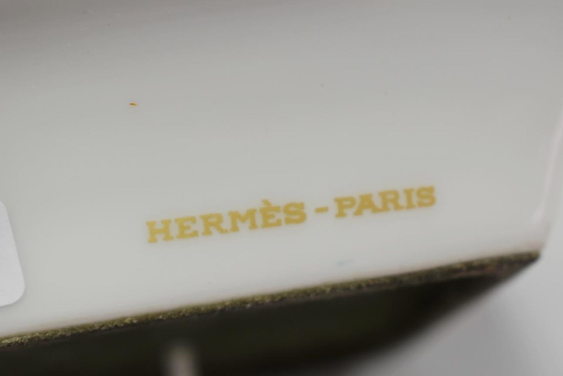 Hermès Porzellan Aschenbecher- - -19.00 % buyer's premium on the hammer priceVAT margin scheme, - Bild 2 aus 2