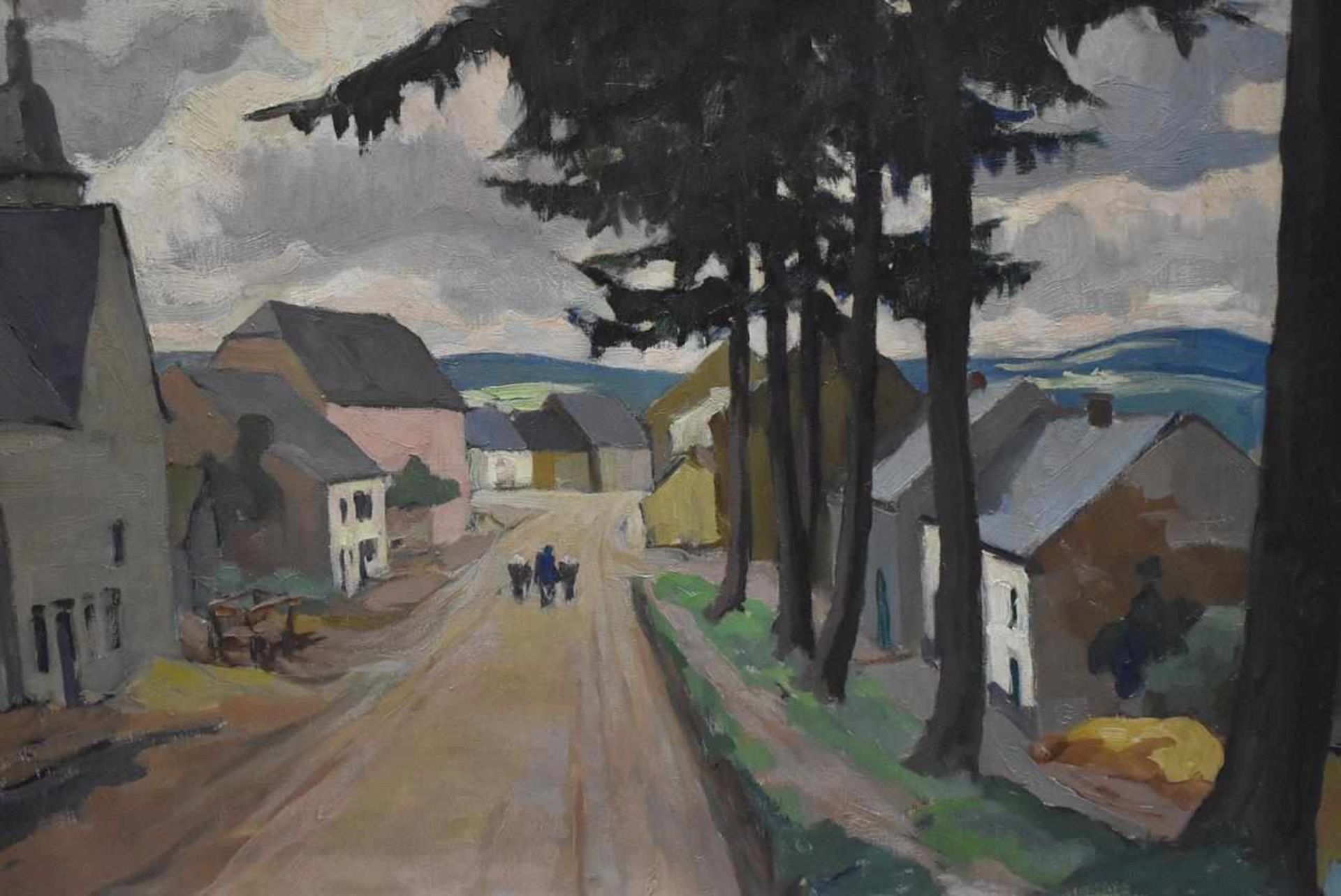 Alfred Martin (1888-1950) "Weg durch ein Dorf"- - -19.00 % buyer's premium on the hammer priceVAT - Bild 2 aus 3