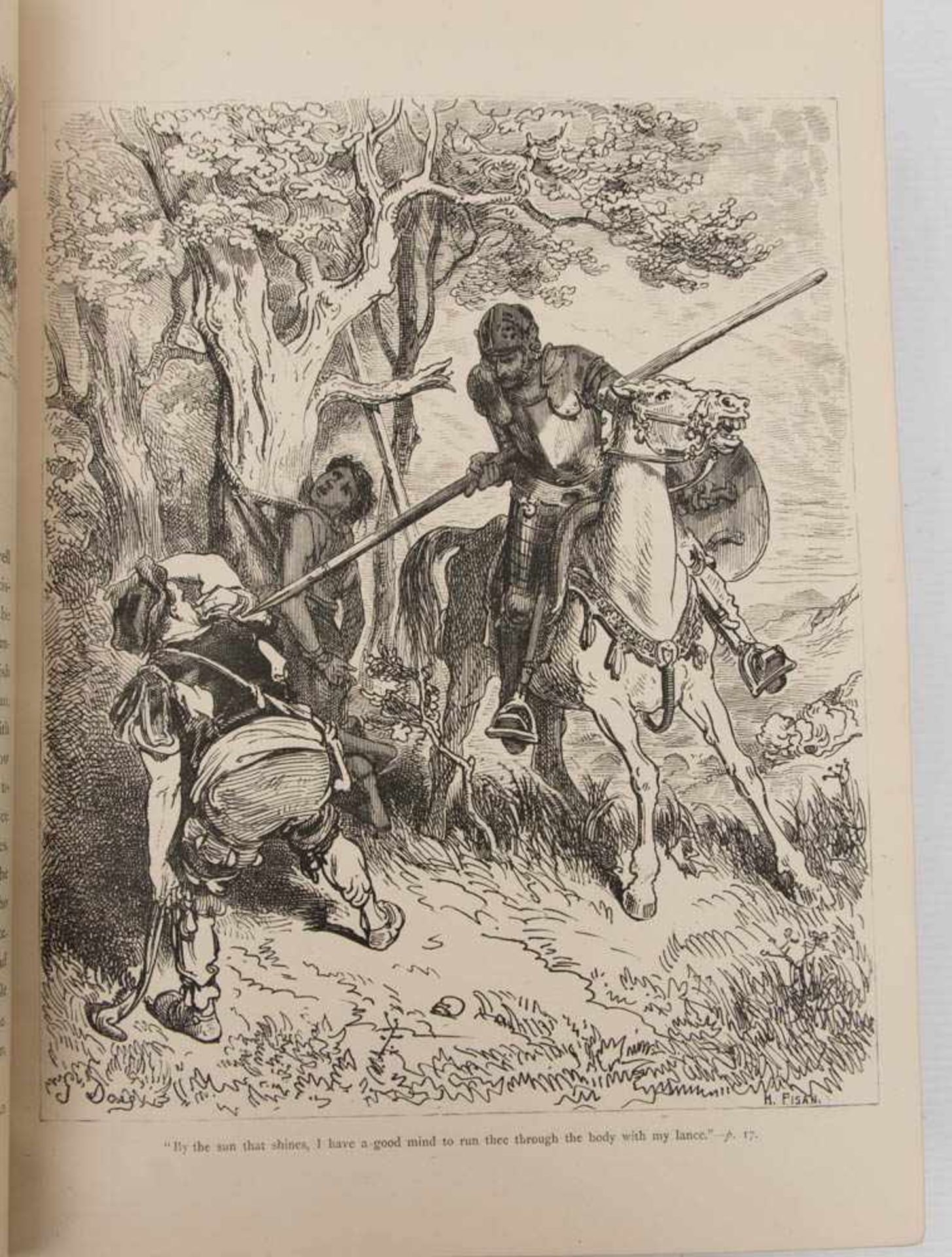 DON QUIXOTE, Cervantes-Illustriert von Gustave Doré, Cassell, London.Gut erhaltene Ausgabe von Don - Bild 4 aus 4
