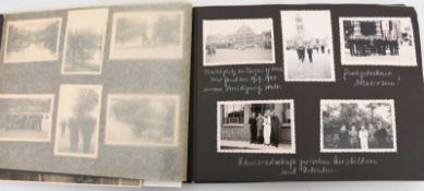 FOTOALBUM -AUSBILDUNG UND EINSATZ BEI DER MARINE, 2. WK, Deutschland.Gut erhaltenes Fotoalbum aus