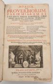 PROVERBIORUM, Lexikon über die Literatur der Griechen, 1670.In Ledereinband, guter Zustand. 22 x