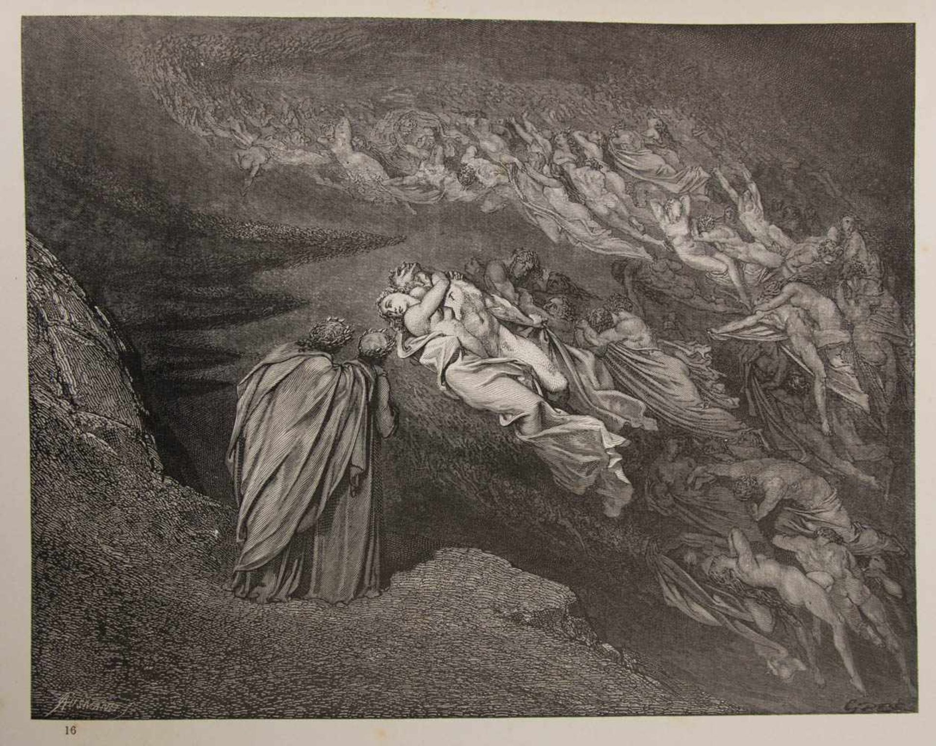 DANTE ALIGHIERI, Das Inferno und das Purgatorium & Paradise, illusrtiert- Gustave Doré, 1891. - Bild 6 aus 8