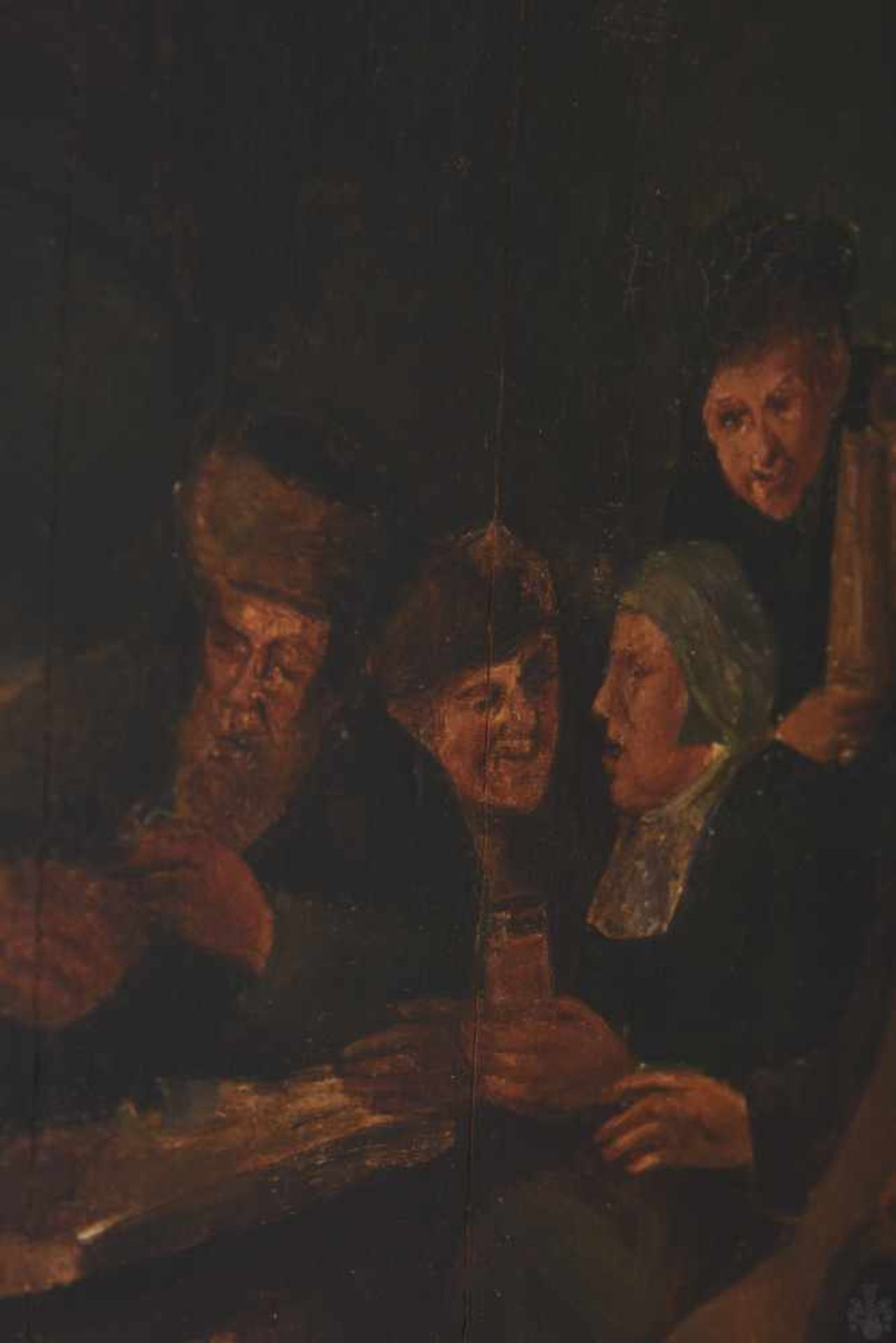 EGBERT VAN HEEMSKERK, (attr.) " Ratsherrenrunde", Öl auf Holzplatte, gerahmt, 17. JahrhundertGemälde - Bild 3 aus 7