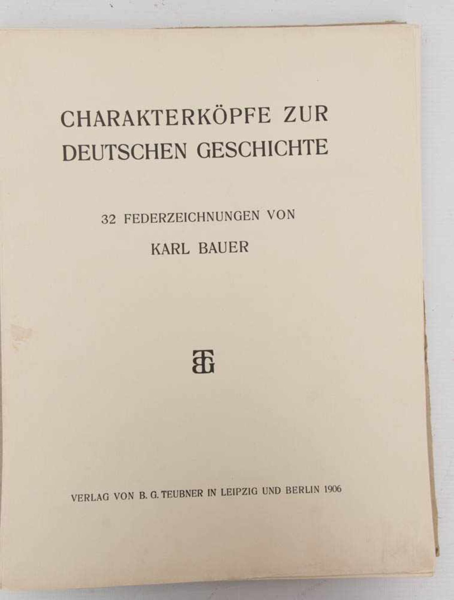 KARL BAUER, 32 Charakterköpfe der Deutschen Geschichte, Deutschland 20. JhFederzeichnungen in - Bild 4 aus 8