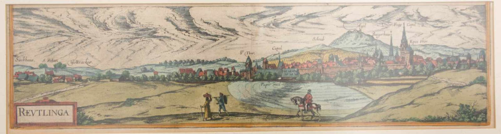 STICH, Reutlingen, Deutschland, 19. Jh47 x 12 cm