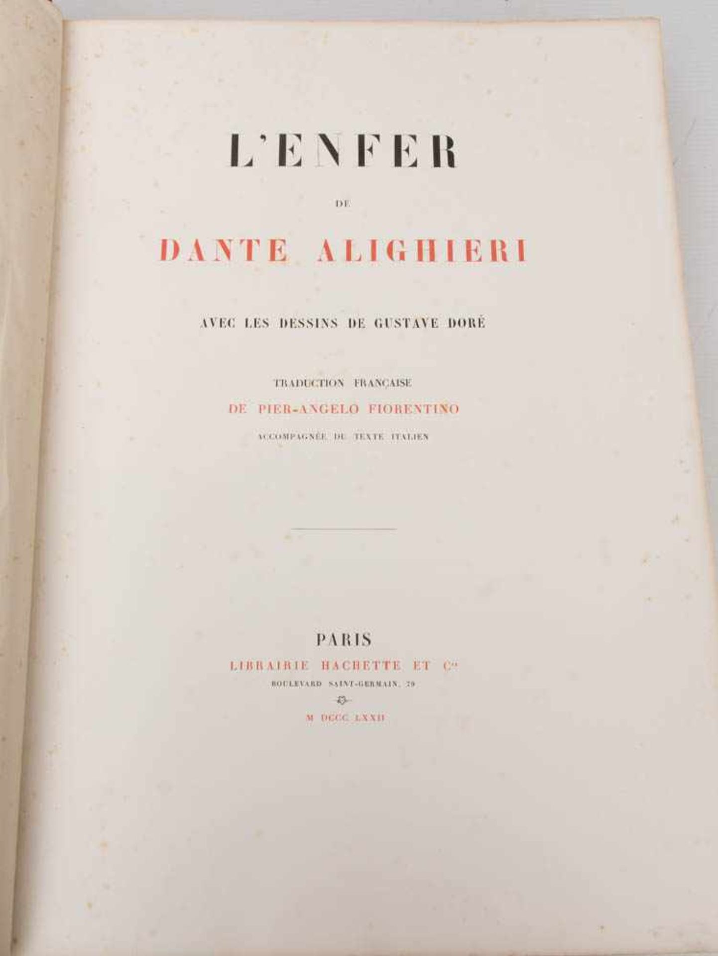 DANTE ALIGHIERI, Das Inferno und das Purgatorium & Paradise, illusrtiert- Gustave Doré, 1891. - Bild 4 aus 8