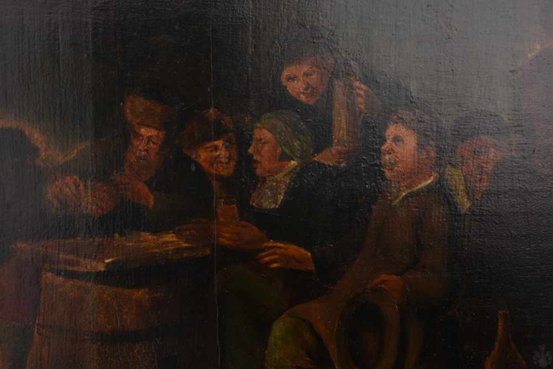 EGBERT VAN HEEMSKERK, (attr.) " Ratsherrenrunde", Öl auf Holzplatte, gerahmt, 17. JahrhundertGemälde - Bild 5 aus 7