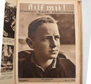 HILF MIT, ILLUSTRIERTE DEUTSCHE SCHÜLERZEITUNG, Deutschland 1936.Altersentsprechender Zustand. 22,