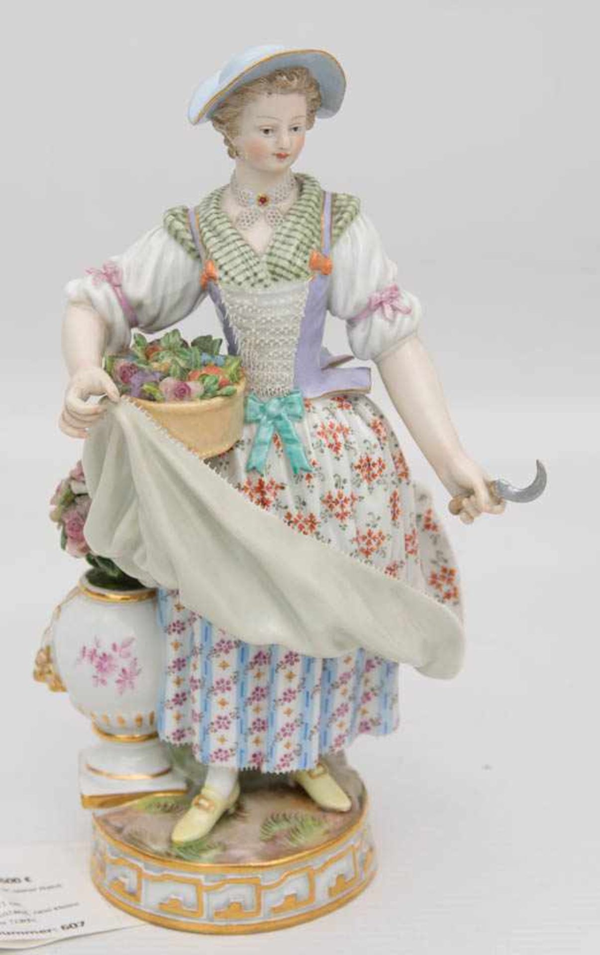 MEISSEN, Gärtner und Gärtnerin, Deutschland, 1820-1860.Der Gärtner ist in einem sehr guten - Image 2 of 16