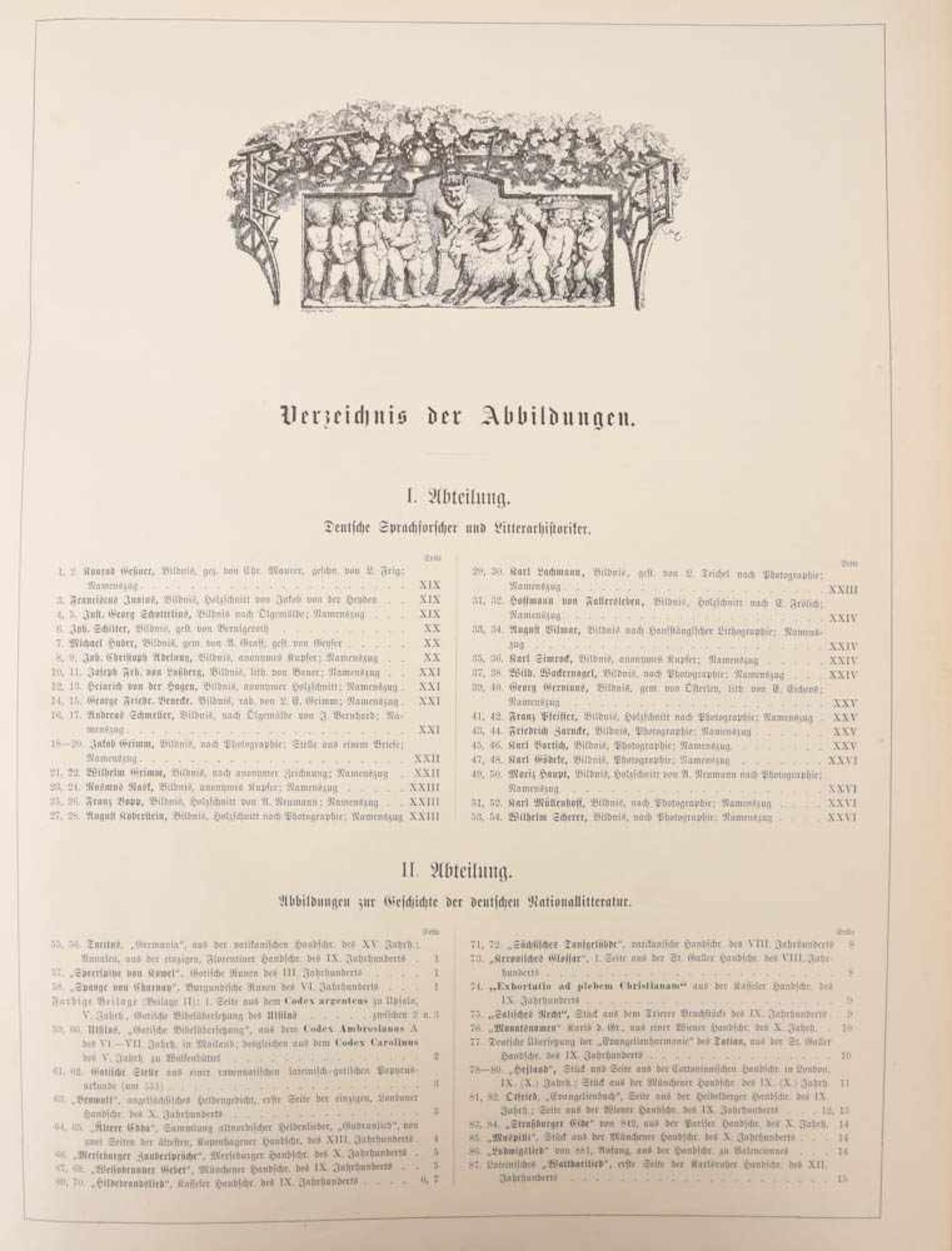 BILDERALTLAS ZUR GESCHICHTE DER DEUTSCHEN NATIONALLITERATUR; gebunden, Marburg 1895Von Dr. Gustav - Bild 5 aus 7