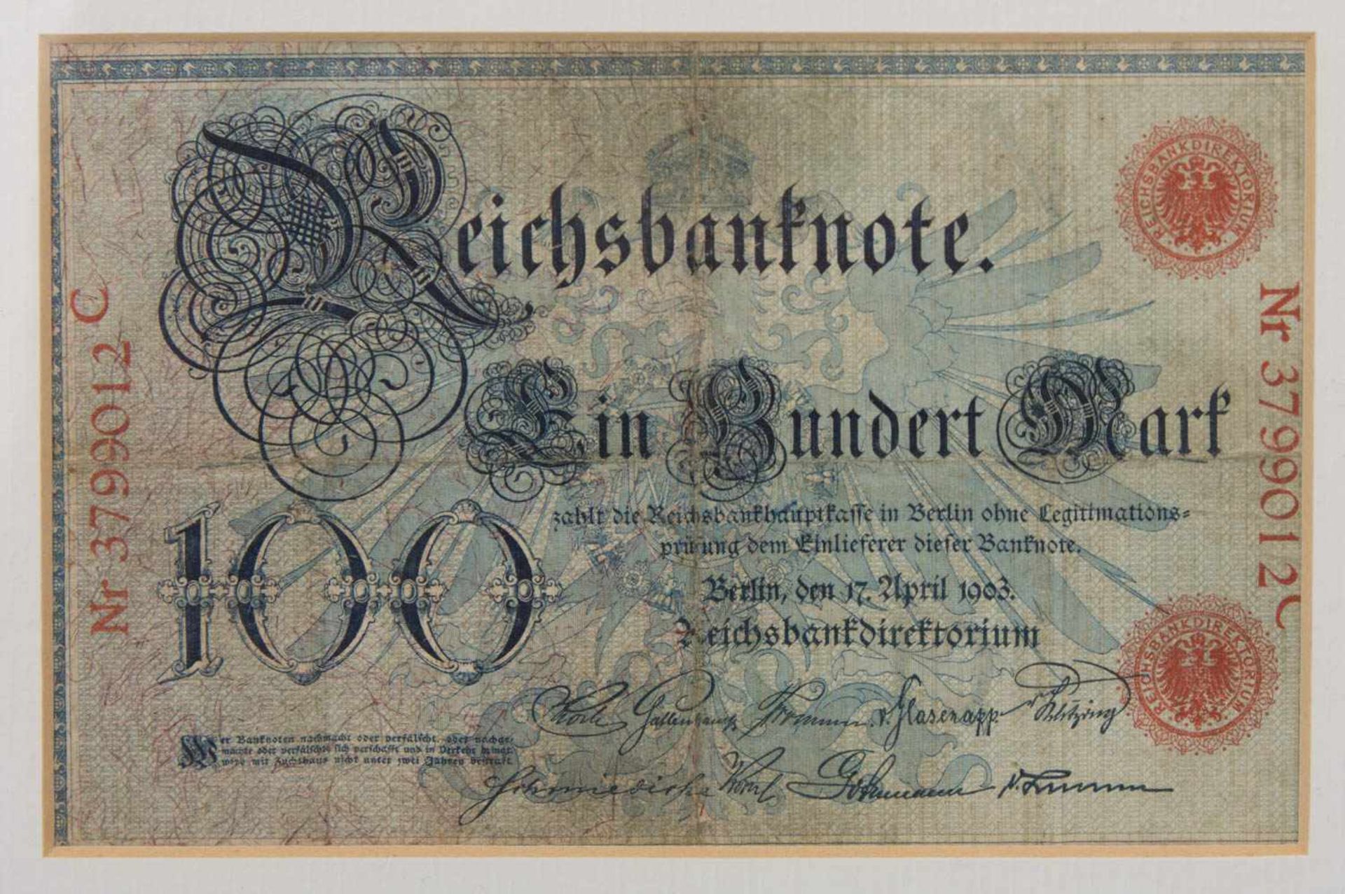 KONVOLUT ALTE BANKNOTEN, bedrucktes Papier, Deutsches Reich um 1910-1925Verschiedene Geldscheine aus - Image 7 of 13