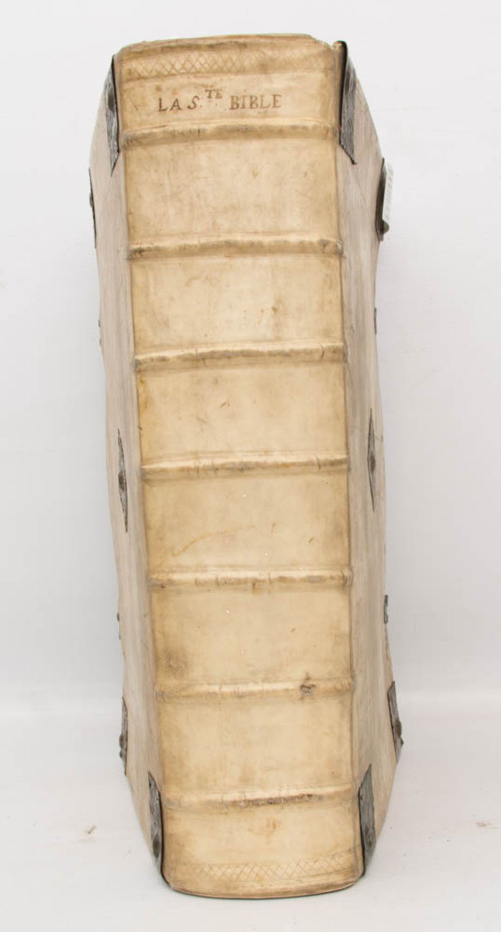 LA SAINTE BIBLE, in Leder gebunden, Amsterdam 1669 Heilige Schrift mit Altem und Neuem Testament, - Bild 2 aus 7