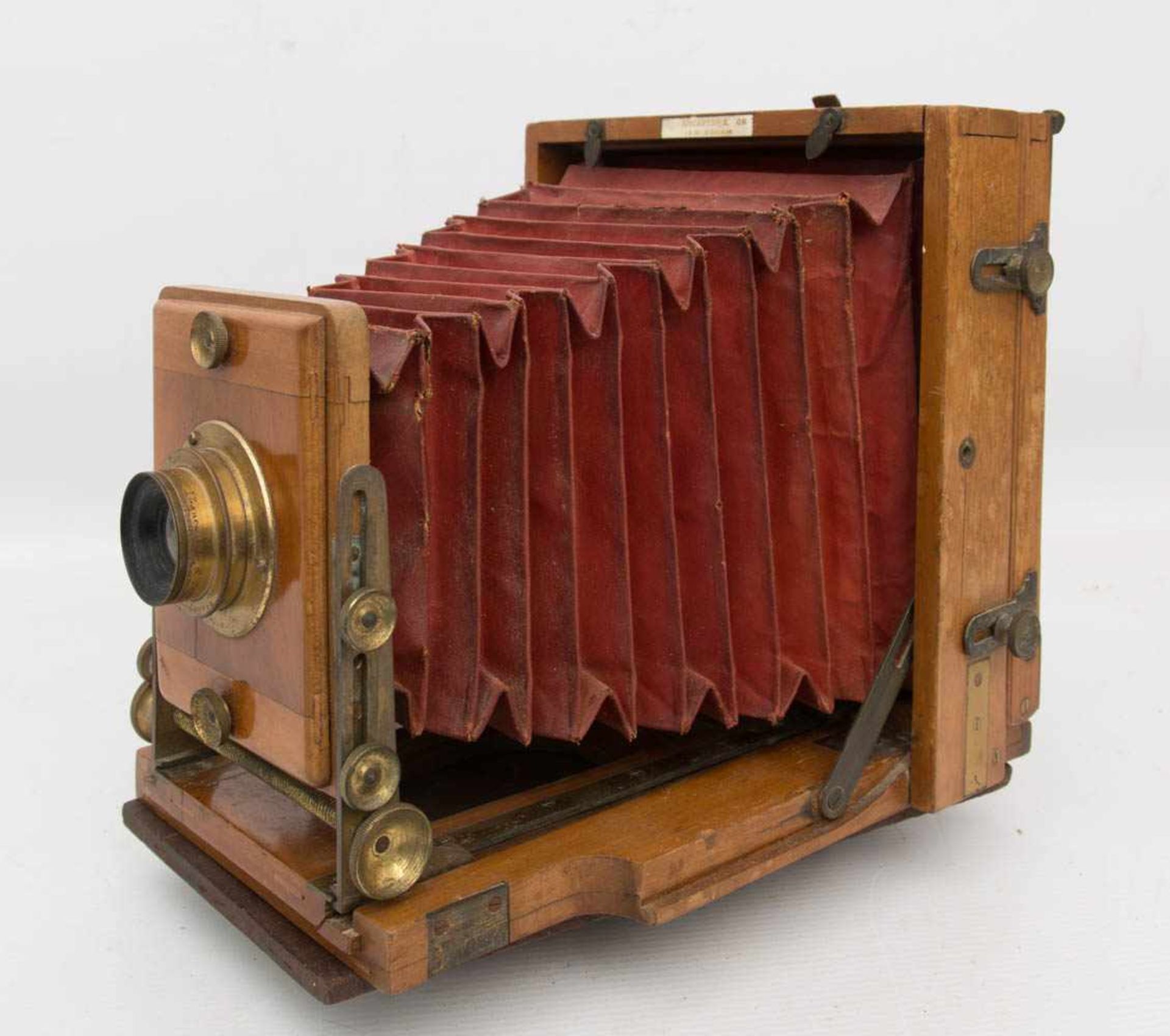 LANCASTER INSTANTOGRAPH, Holz/Glas/Messing, England 1894Lancaster Instantograph Special Patent halbe