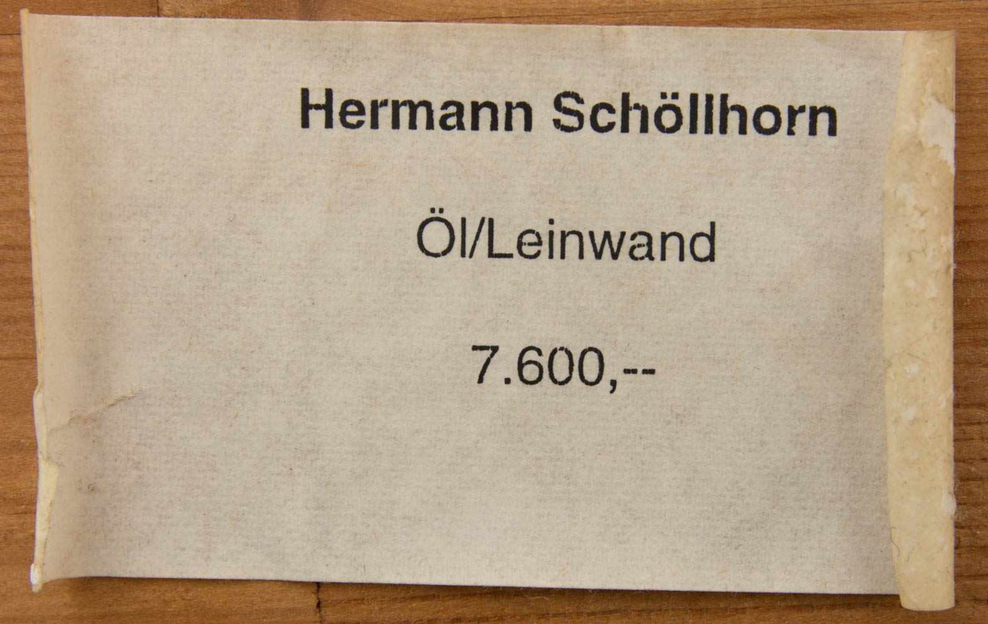 HERMANN SCHÖLLHORN: STILLLEBEN MIT KARPFEN, Öl/Leinwand, gerahmt, signiert u. datiertHermann - Bild 4 aus 6