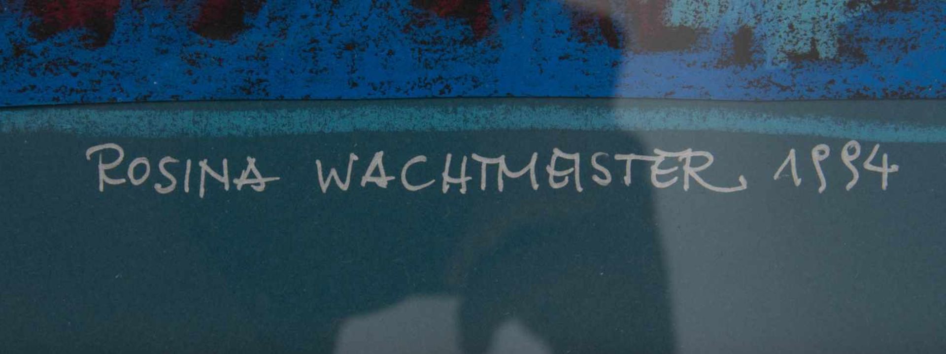 ROSINA WACHTMEISTER: FLÖTENSPIELER, Mischtechnik, hinter Glas, signiert und datiertGerahmte - Image 2 of 2