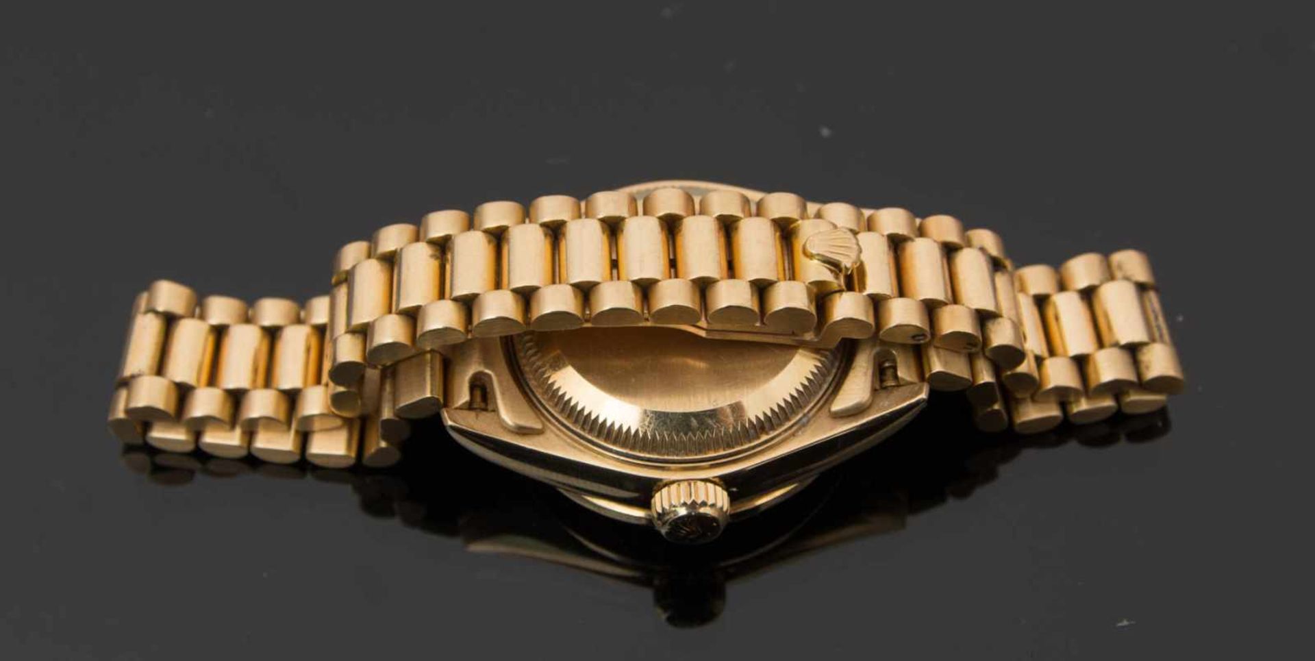 ROLEX DATEJUST, Ladies, 18k Gold, President Armband, Dez. 1994, Ref: 69178.Marke: RolexModell: Rolex - Bild 15 aus 19