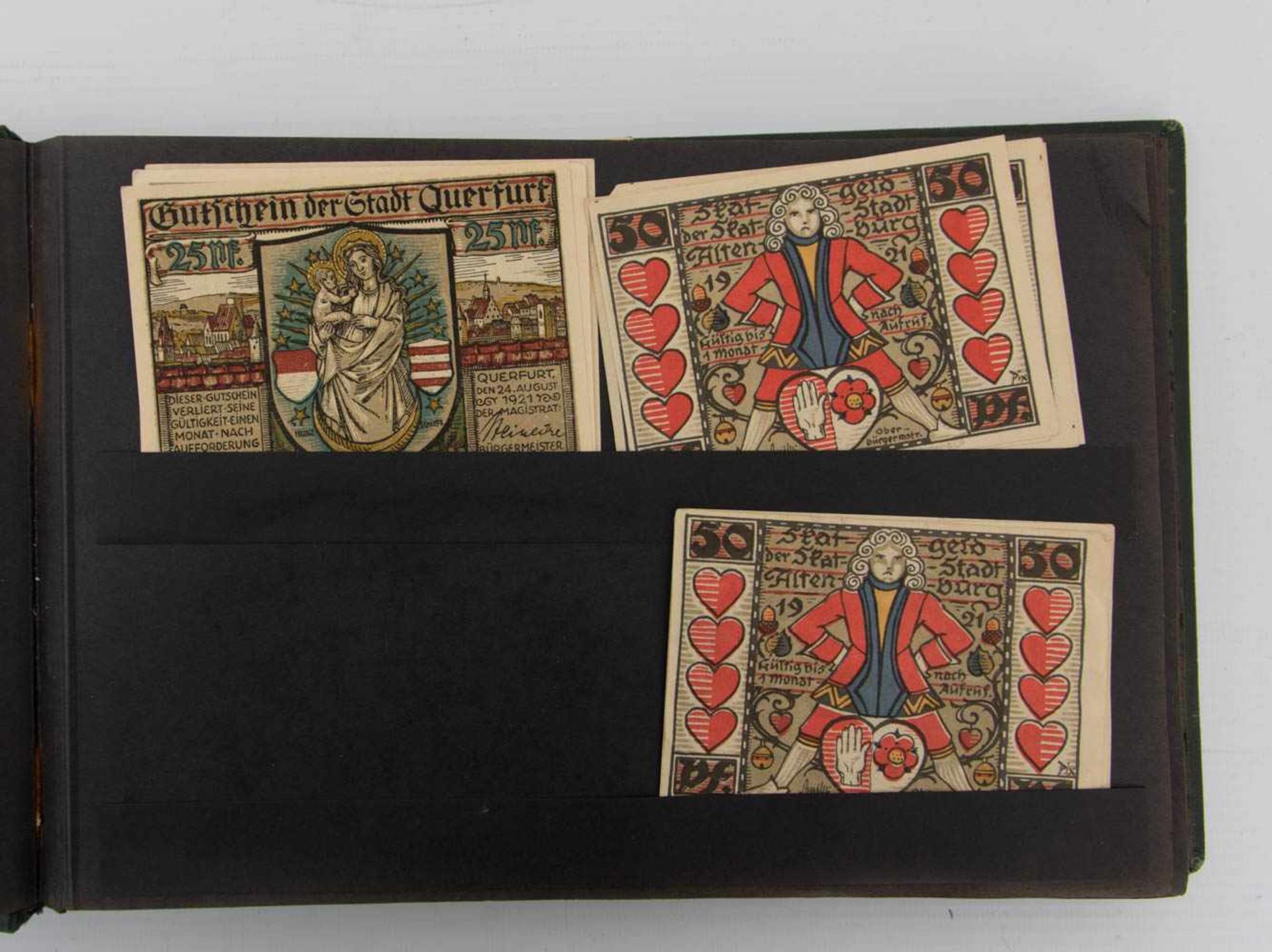 NOTGELD-ALBUM, Notgeld aus verschiedenen deutschen Städten, Anfang 20. Jh.26 x 17 cm - Bild 12 aus 12