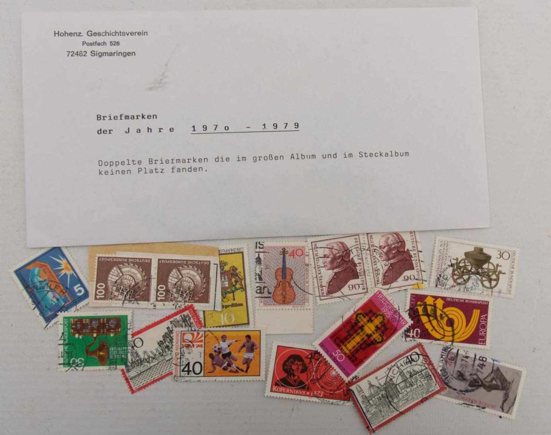 KONV. DEUTSCHER BRIEFMARKEN, Deutschland, 1945-1990.Nach Besatzungszonen in Umschlägen aufbewahrte - Bild 15 aus 29