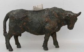 JOSEPH HENSELMANN, Stier, Bronze, Deutschland, 20. Jh.2 Schrauben, Einkerbungen auf den