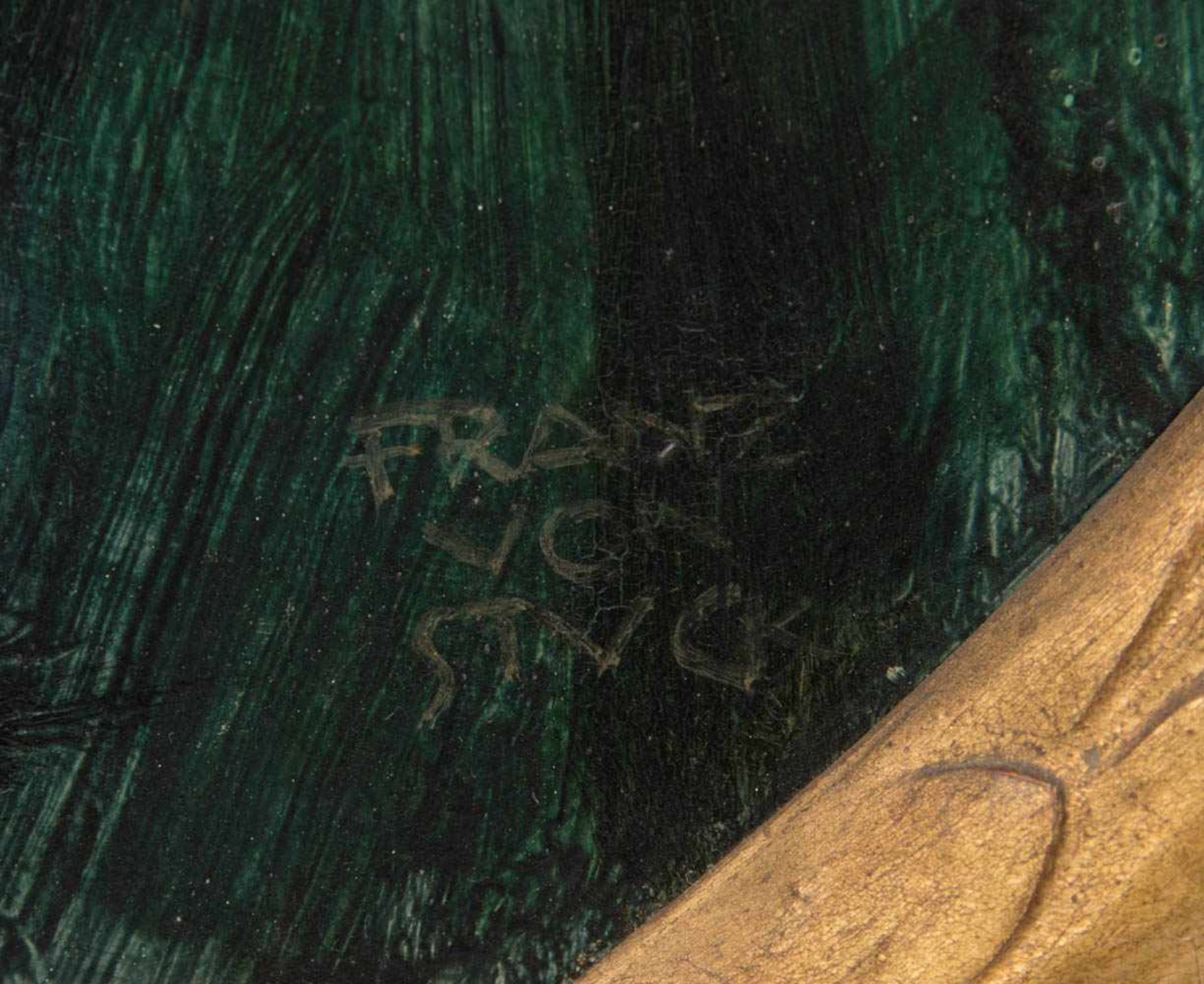 FRANZ VON STUCK, Portrait der Emily Delbrück, Öl auf Platte, München, 1913.Das Gemälde des - Bild 5 aus 7