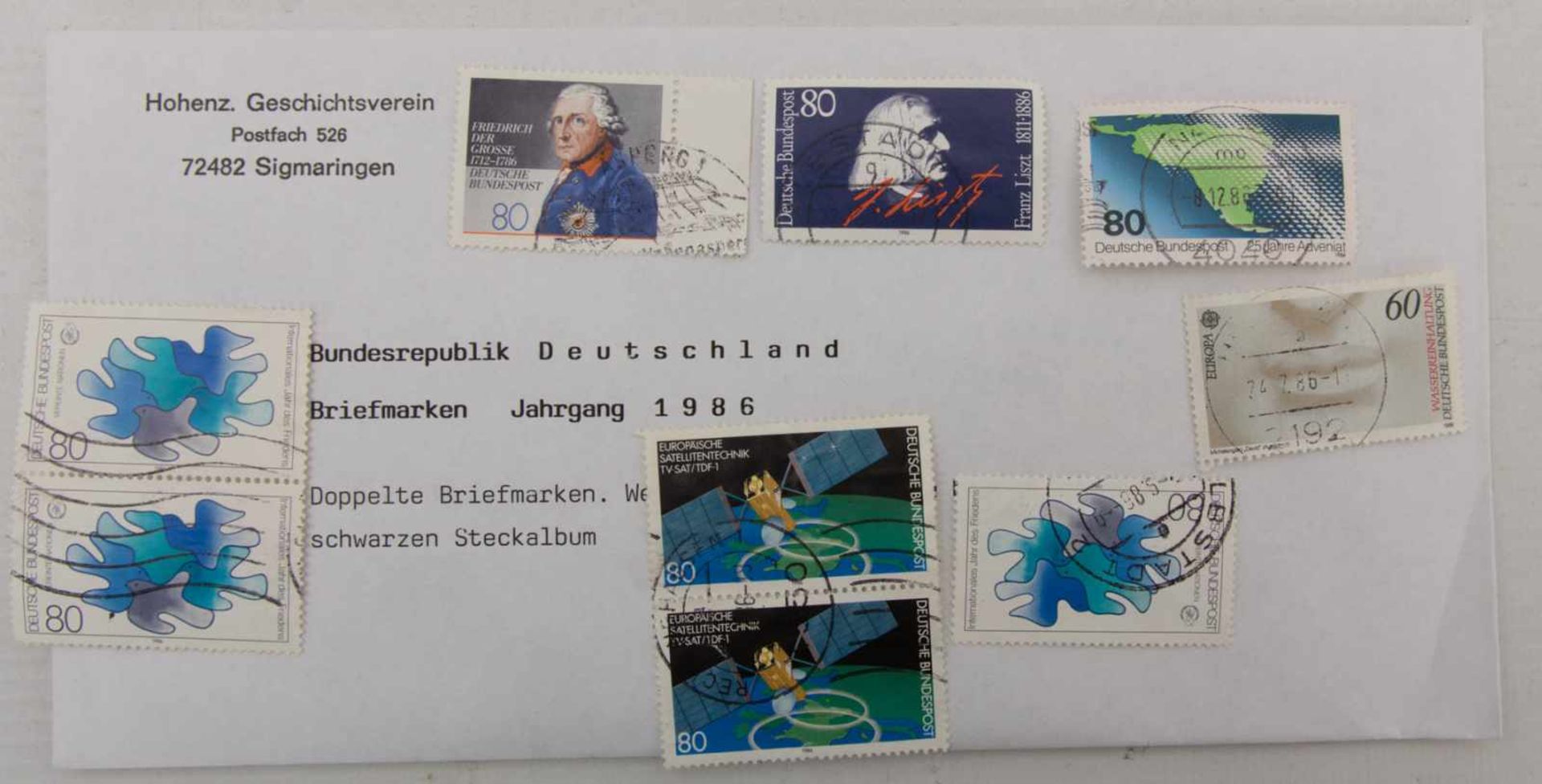 KONV. DEUTSCHER BRIEFMARKEN, Deutschland, 1945-1990.Nach Besatzungszonen in Umschlägen aufbewahrte - Bild 12 aus 29