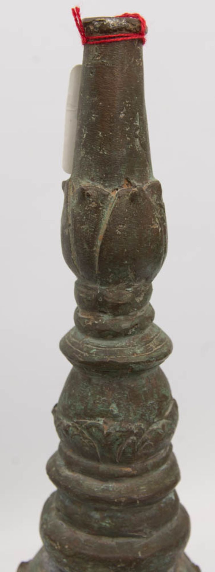 ANTIKES GEFÄß MIT DRACHENKOPF-GRIFF, Bronze, wohl China, 18./19. Jh.Antikes Gefäß, Griff und - Bild 2 aus 16