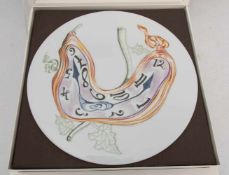 JAHRESTELLER DALI 1976, Rosenthal Studion Line.Limitierte Auflage 3000/2485. Originalkarton