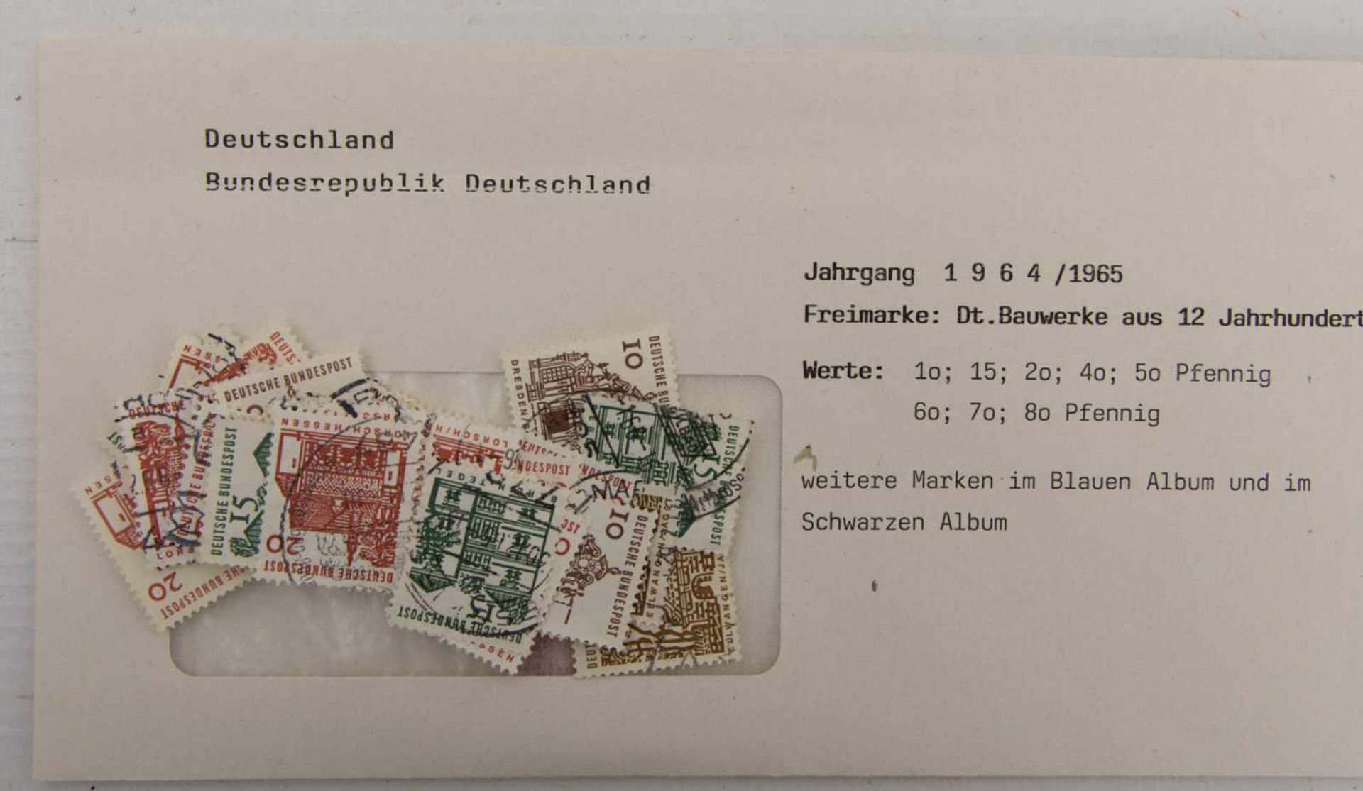 KONV. DEUTSCHER BRIEFMARKEN, Deutschland, 1945-1990.Nach Besatzungszonen in Umschlägen aufbewahrte - Bild 5 aus 29