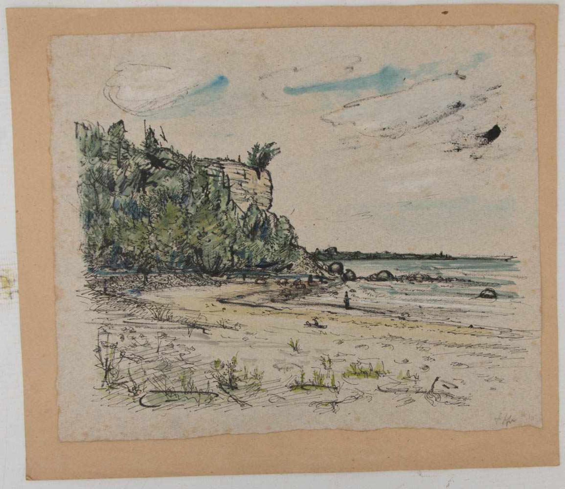 KONV. u.a. HANS FISCHER, Aquarell/Tusche/Papier, Deutschland, 20. Jh. - Bild 28 aus 28