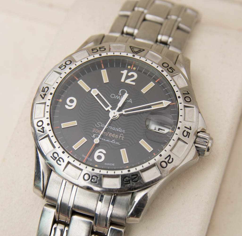 OMEGA SEAMASTER OMEGAMATIC, Automatik / Quarz, 1998.OMEGA Seamaster 200M  Omegamatic Auto QuarzDie