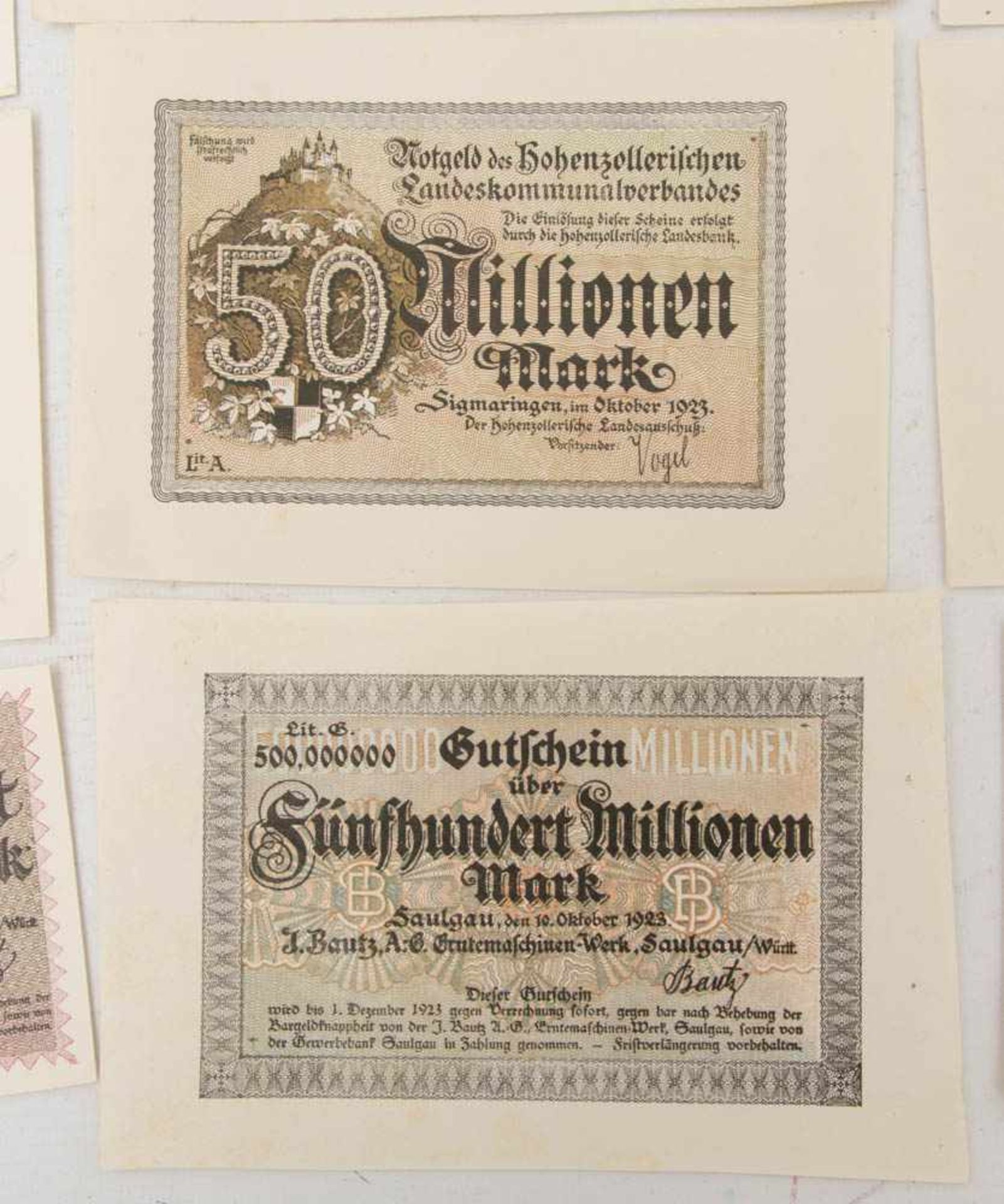 KONV. ALTE REICHSBANKNOTEN/DARLEHENSSCHEINE UND NOTGELD, Deutschland, anfang 20. Jh. - Bild 14 aus 16