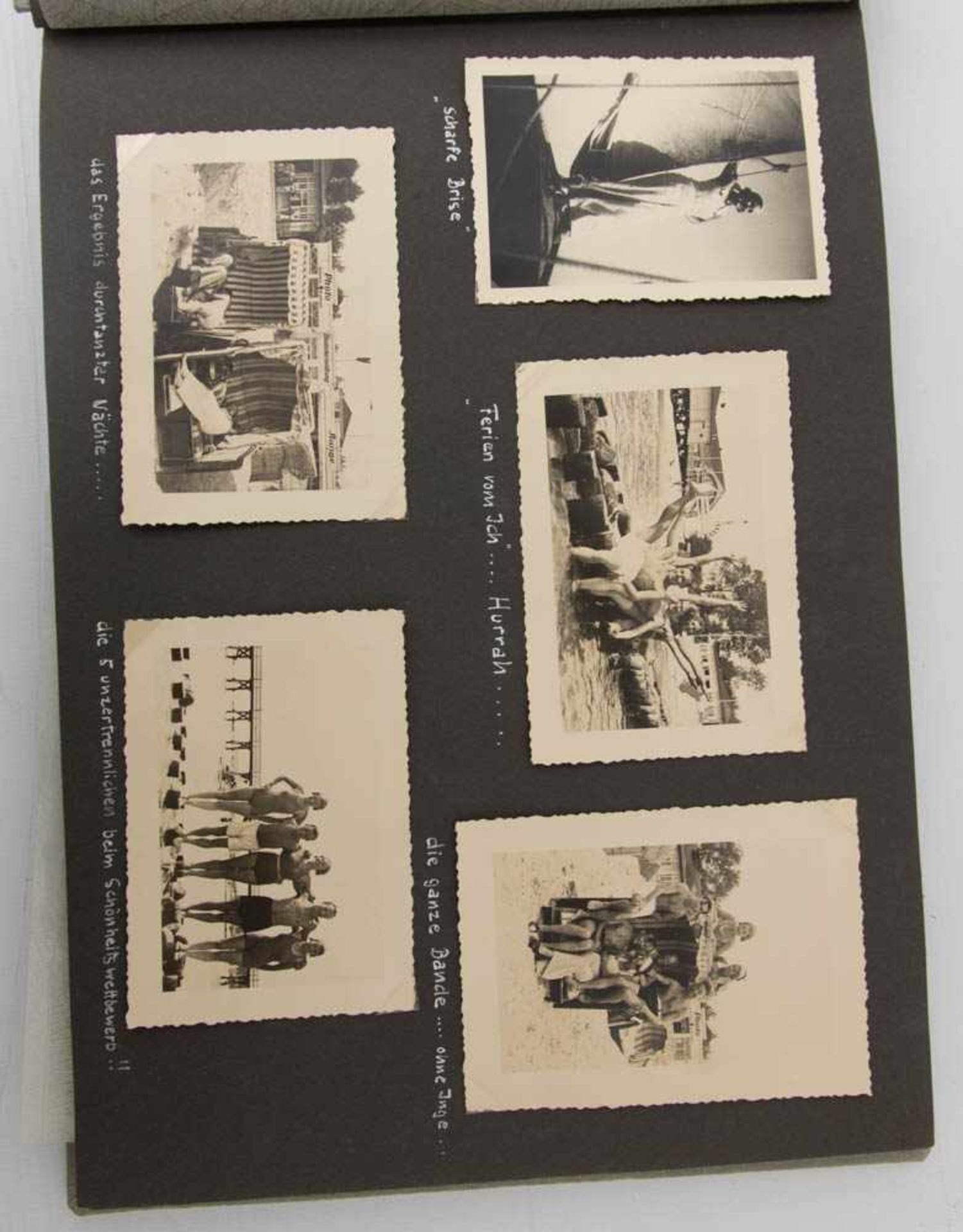 FOTOALBUM, Urlaubs- und Reiseszenen, Deutschland 1935.33 x 22 cm - Bild 3 aus 8